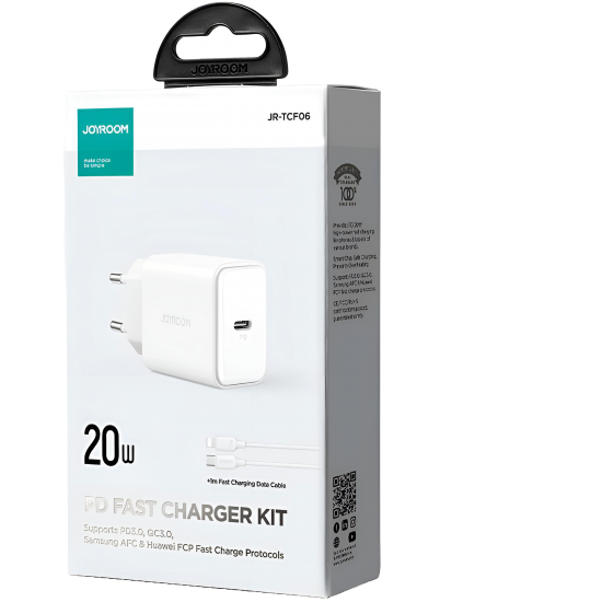 Charger Mobile Joyroom Type-C (PD) 20W JR-TCF06 White